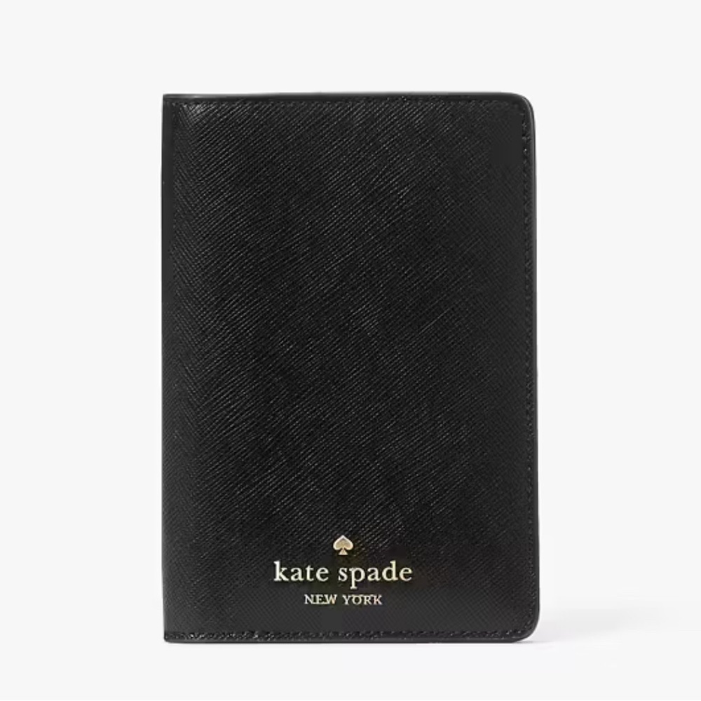 Kate Spade Black Passport Wallet
